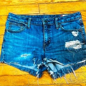 GAP classic fit cutoff summer jean denim shorts